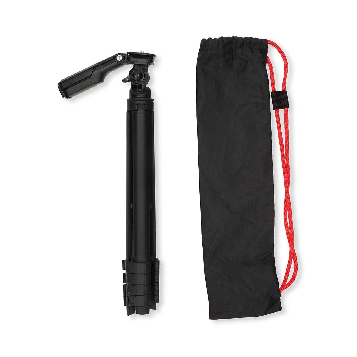 Nedis Tripod | Maximum load capacity: 3 kg | Minimum working height: 41.5 cm | Maximum working height: 160 cm | 5 Segments | Pan & Tilt | Travel bag included | ABS / Aluminium | Black