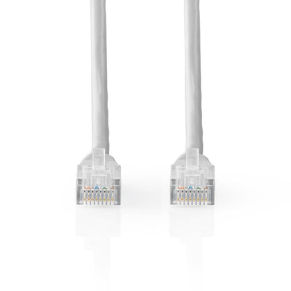 Nedis CCGT85000GY20 | CAT5e Cable | U/UTP | RJ45 Male | RJ45 Male | 2.00 m | Round | PVC | Grey | Tag