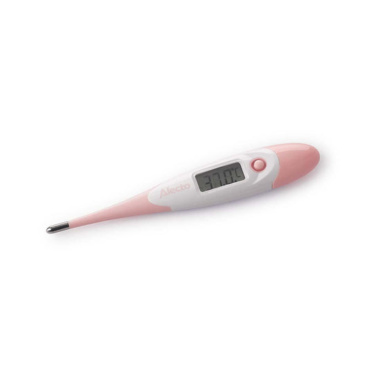 Alecto LCD Digital Medical Adult/Kids/Baby Thermometer | Pink