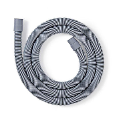 Nedis Outlet Hose | 21 mm | 19 mm | 1.5 Bar | 90 °C | 3.00 m | Application: Dish / Washing Machine | Grey