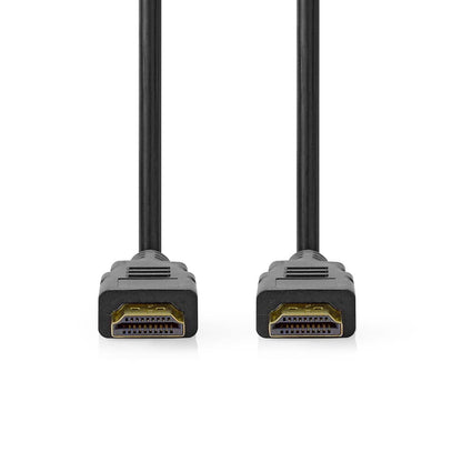 Nedis Ultra High Speed HDMI™ Cable | HDMI™ Connector | HDMI™ Connector | 8K@60Hz | 48 Gbps | 2.00 m | Round | 6.5 mm | Black | Envelope