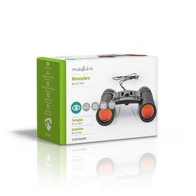 Nedis Binocular | Magnification: 8 x | Objective lens diameter: 21 mm | Field of view: 128 m | Travel bag included | Black