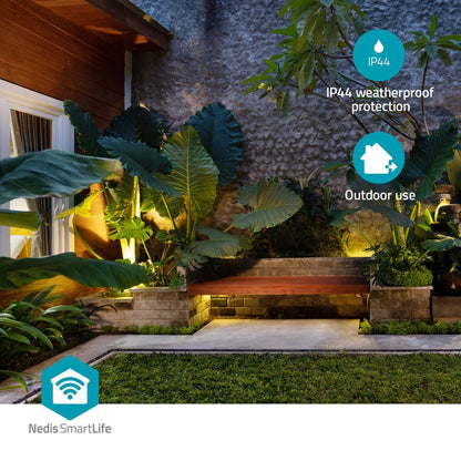 Nedis SmartLife Smart Plug | Wi-Fi | IP44 | Power meter | 3680 W | Type E (CEE 7/6) | -30 - 40 °C | Android™ / IOS | Grey / White | 1 pcs