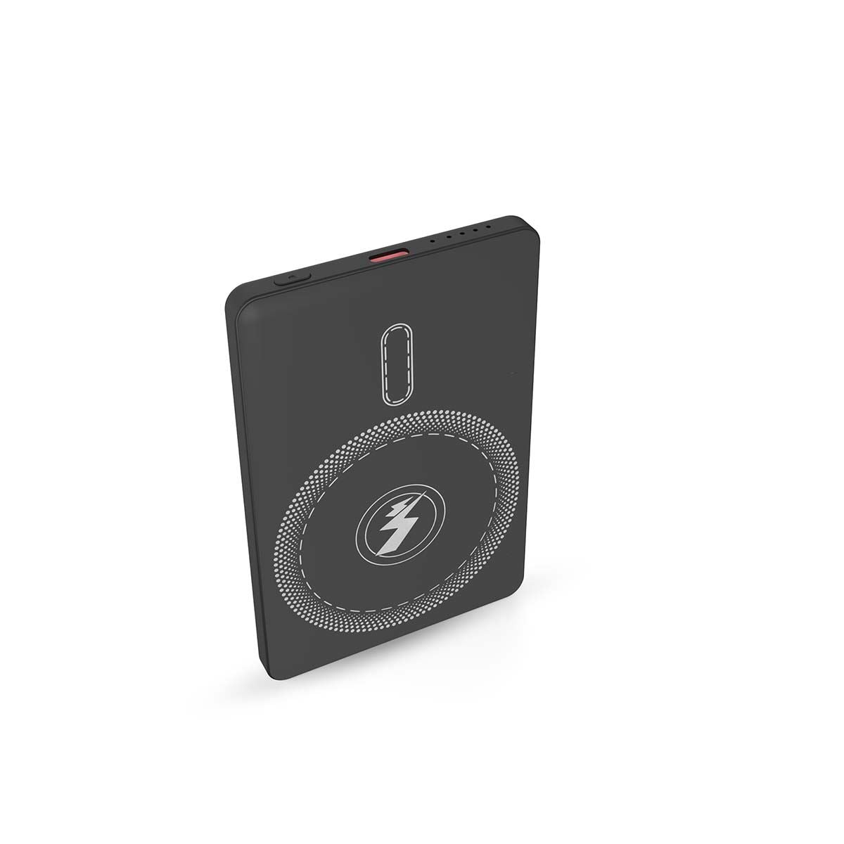 Nedis PBKWL20W025BK | Powerbank | 5000 mAh | Wireless charging | 1.67 / 2.22 / 3.0 A | Number of outputs: 1 | Output connection: 1x USB-C™ | Input connection: 1x USB-C™ | PD3.0 20W | Lithium-Polymer