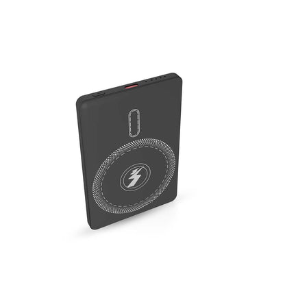 Nedis PBKWL20W025BK | Powerbank | 5000 mAh | Wireless charging | 1.67 / 2.22 / 3.0 A | Number of outputs: 1 | Output connection: 1x USB-C™ | Input connection: 1x USB-C™ | PD3.0 20W | Lithium-Polymer