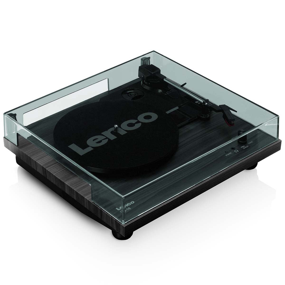 Lenco LS-10BK | Wood turntable with built-in speakers black