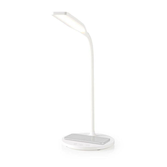 Nedis LED Lamp with Wireless Charger | Dimmer - On Product | LED / Qi | 10 W | With dimming | Cool White / Natural White / Warm White | 2700 - 6500 K