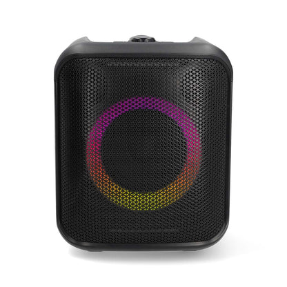 Nedis Bluetooth® Party Speaker | Maximum battery play time: 5 hrs | 150 W | Carrying handle | Party lights | Linkable | Equalizer | Black / Orange