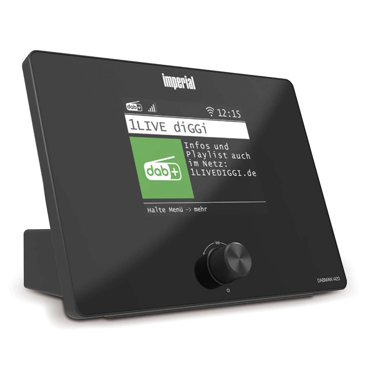 Imperial DABMANI420BK | Compact Hybrid Radio (Internet, DAB+, FM Hi-Fi tuner) with Bluetooth®
