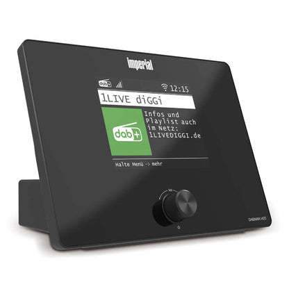 Imperial DABMANI420BK | Compact Hybrid Radio (Internet, DAB+, FM Hi-Fi tuner) with Bluetooth®