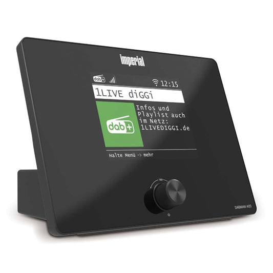 Imperial DABMANI420BK | Compact Hybrid Radio (Internet, DAB+, FM Hi-Fi tuner) with Bluetooth®