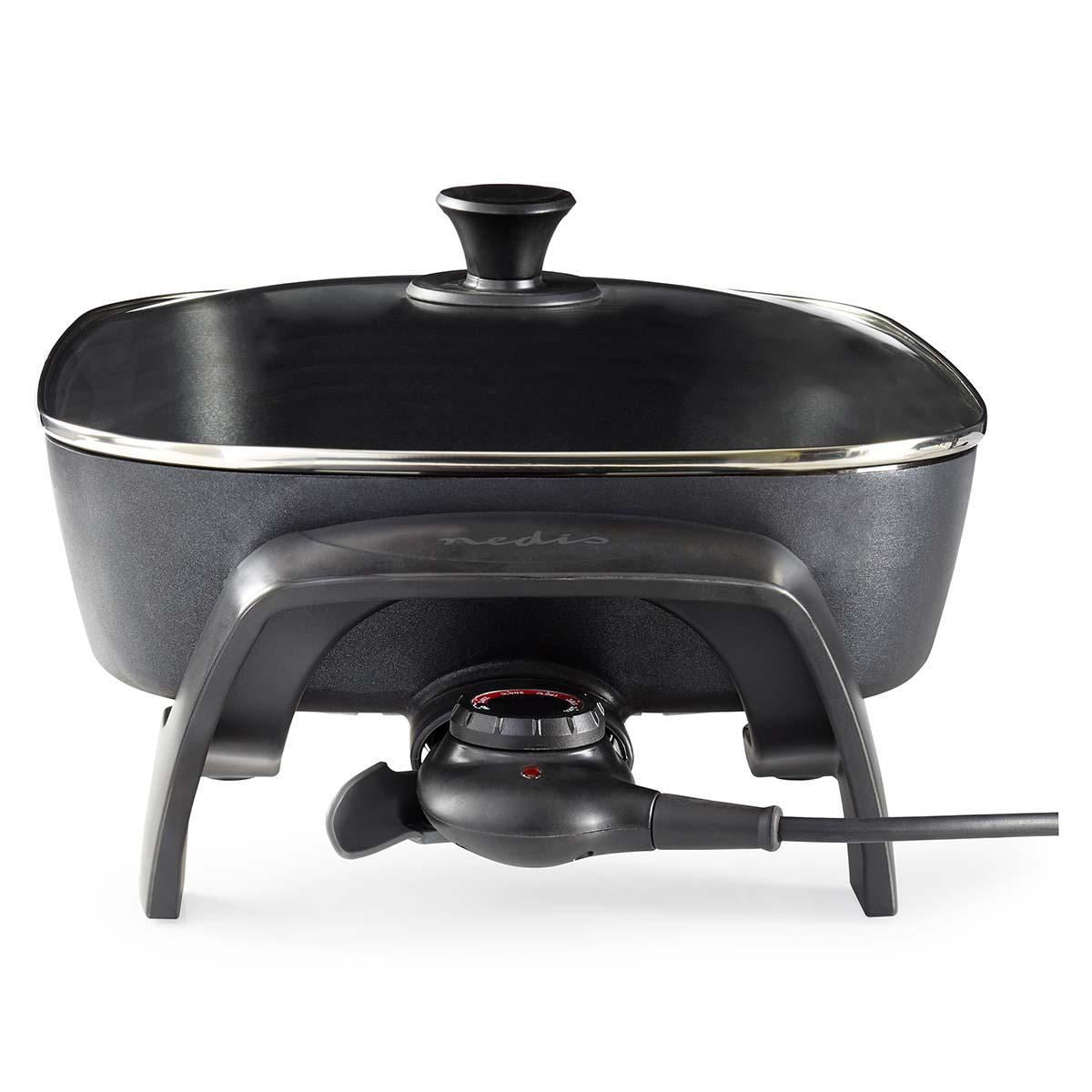 Nedis Electric Skillet Pan | 40 cm | Thick-cast Aluminium Body