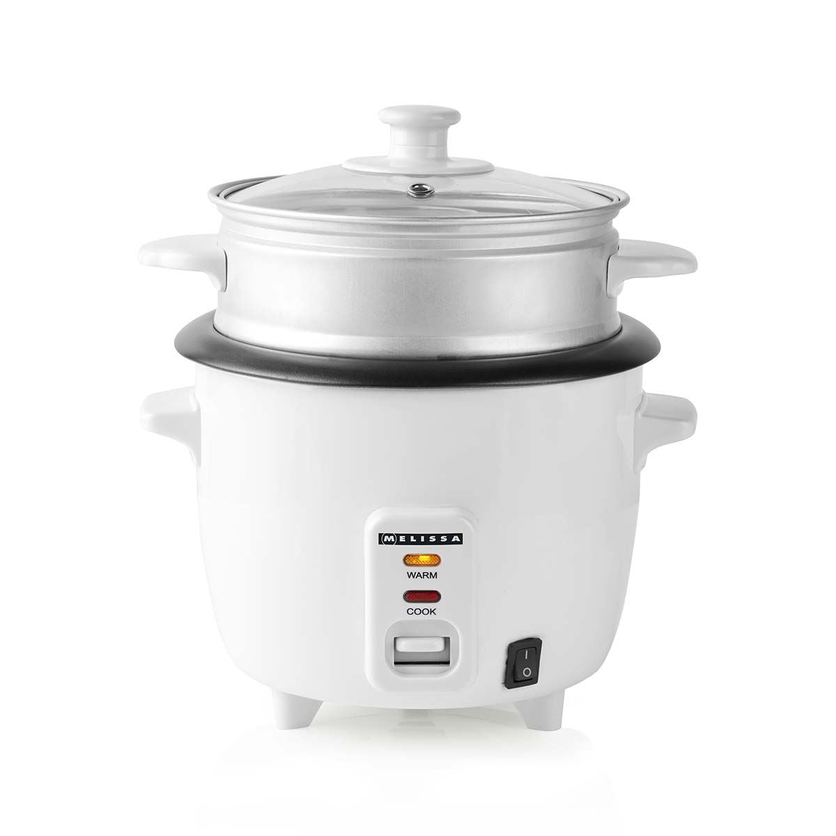 MELISSA Rice Cooker | 0.6 l | Non stick coating | Removable bowl | 300 W | Auto shut-off