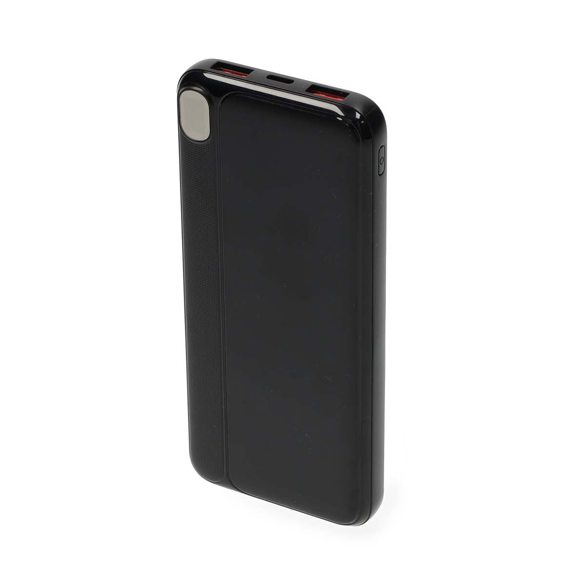Nedis PBKPD20W125BK | Powerbank | 10000 mAh | 1.5 / 1.67 / 2.0 / 2.22 / 3.0 A | Number of outputs: 3 | Output connection: 1x USB-C™ / 2x USB-A | Input connection: 1x USB-C™ | PD3.0 20W | Lithium-Polymer | Display