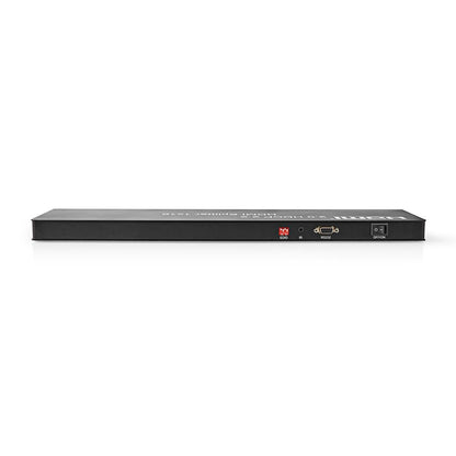 Nedis HDMI™ Splitter | 16 port(s) | HDMI™ Input | USB-A Female / 16x HDMI™ Output | 4K@60Hz | 18 Gbps | Metal | Anthracite