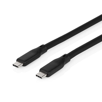 Nedis USB Cable | USB 3.2 Gen 2 | USB-C™ Male | USB-C™ Male | 240 W | 8K@30Hz | 20 Gbps | Nickel Plated | 1.00 m | Round | Silicone | Black | Box