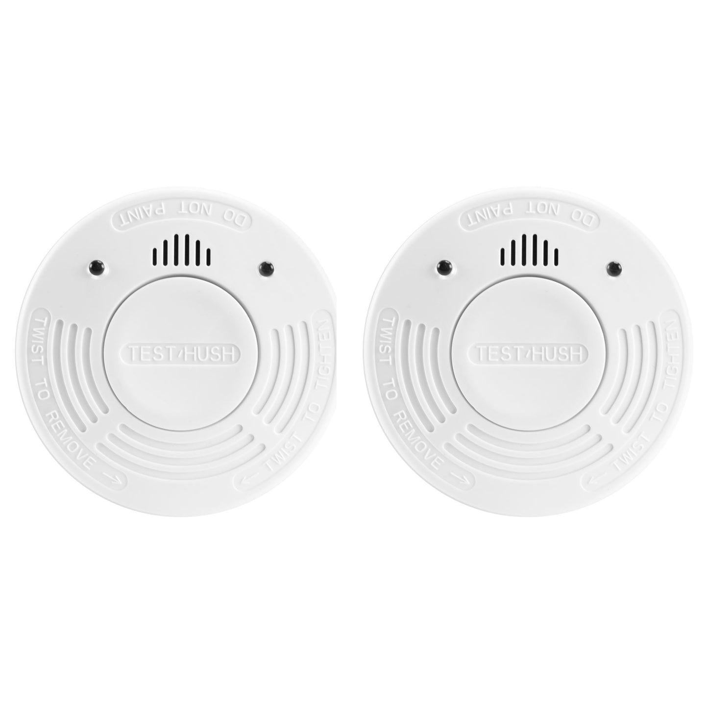 Alecto SA110 Smoke detector with Hush Button | >85 dB | 10 Year Battery Powered | EN14604:2005/AC:2008 | 2 Pack | White
