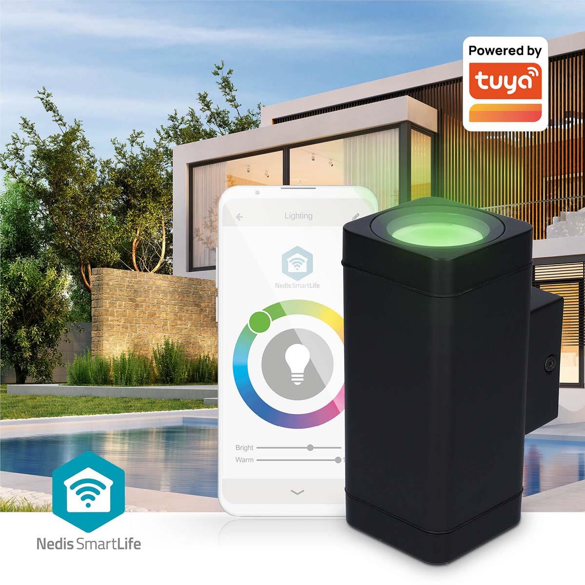 Nedis Smartlife Outdoor Light | 760 lm | Bluetooth® | 8.5 W | Warm to Cool White | 2700 - 6500 K | ABS | Android™ / IOS