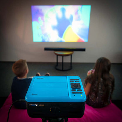 Lenco LCD Projector with DVD player and Bluetooth® Blue