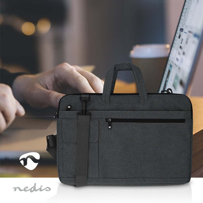 Nedis Notebook Bag | 17 - 18" | Wearing belt | 8 Compartments | 30 mm | 320 mm | 460 mm | Polyester