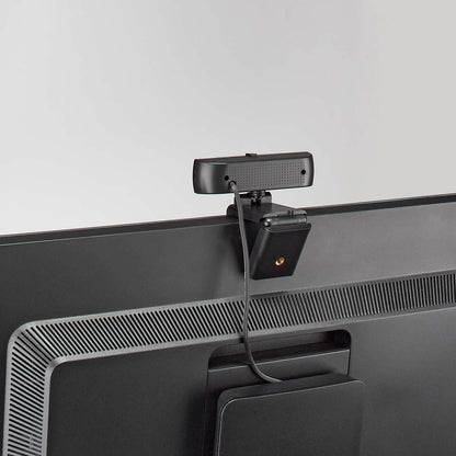 Nedis Webcam | Full HD@60fps / 4K@30fps | Auto Focus | Built-In Microphone | Black