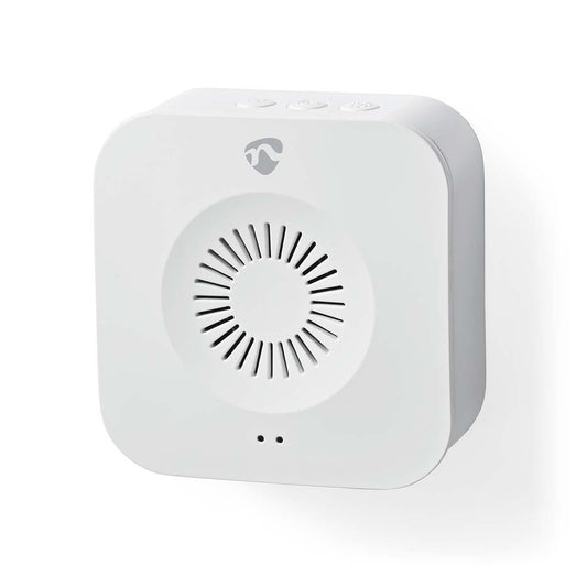 Nedis SmartLife Chime | 433 MHz | Accessory for: WIFICDP10GY / WIFICDP30WT / WIFICDP40CWT | Battery Powered / USB Powered | 4 Sounds | 4.5 V DC / 5 V DC | Adjustable volume | White