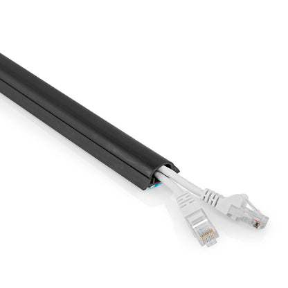 Nedis CMDT3312BK1500 | Cable Management | Duct | 1 pcs | Maximum cable thickness: 12 mm | PVC | Black