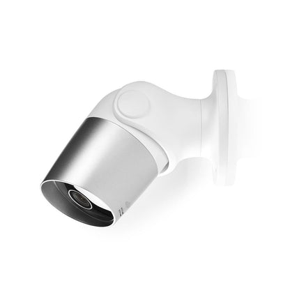 Nedis SmartLife Outdoor Camera | Wi-Fi | Full HD 1080p | IP65 | Cloud Storage (optional) / microSD (not included) | 12 V DC | With motion sensor | Night vision | Silver / White