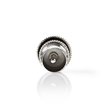 Nedis IEC (Coax) Connector | Straight | Male | Nickel Plated | 75 Ohm | Screw | Cable input diameter: 7.0 mm | Metal | Silver | 2 pcs | Polybag