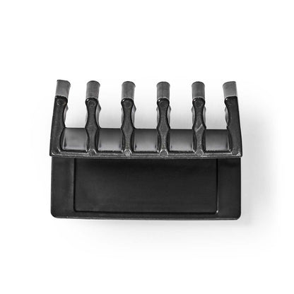 Nedis CMGC21052BK | Cable Management | Cable Clip | Click and Go | 2 pcs | Number of slots: 5 Slots | Maximum cable thickness: 7.1 mm | Polypropylene | Black