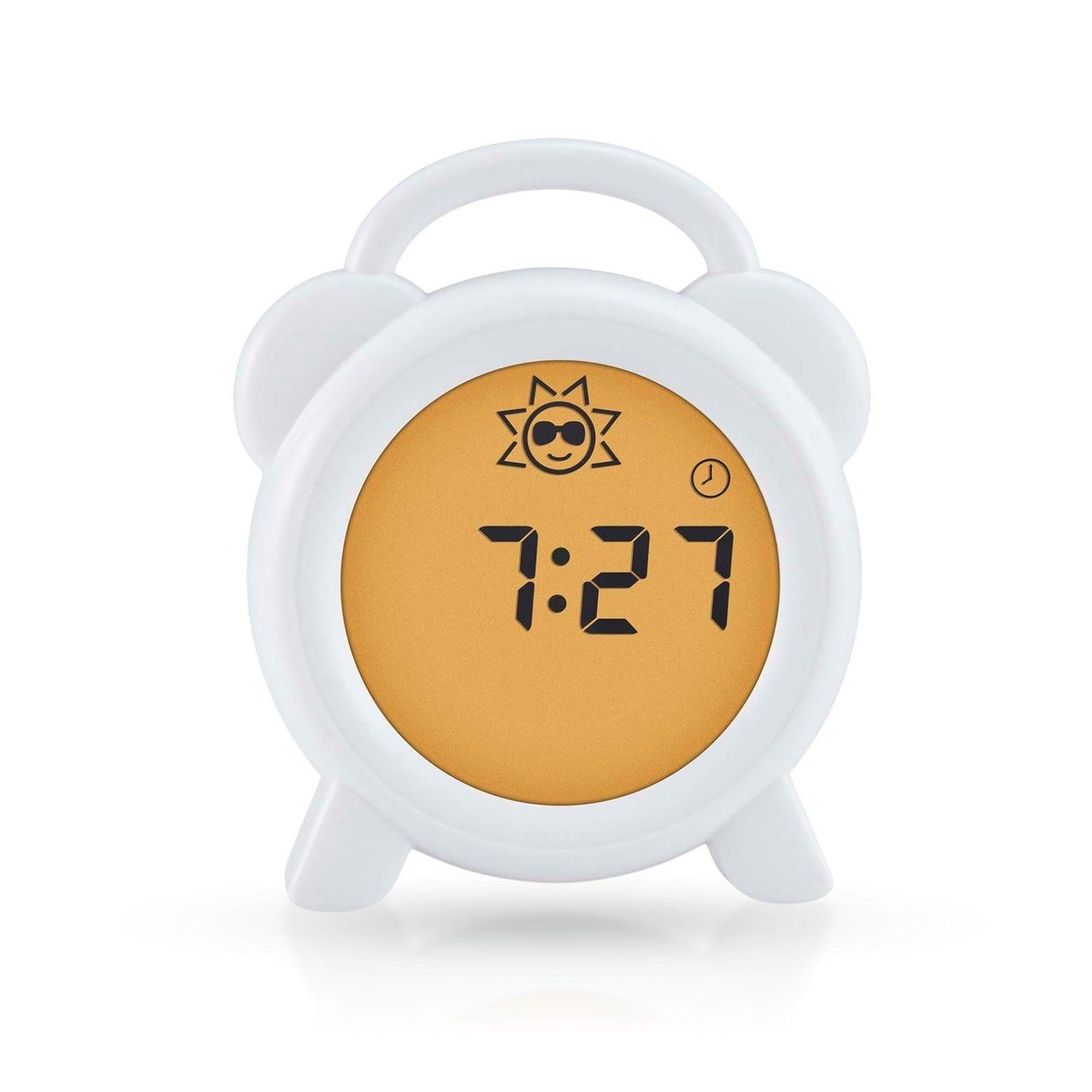 Alecto Childrens Sleep Trainer Night Light and Alarm Clock | White