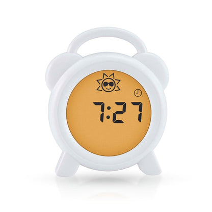 Alecto Childrens Sleep Trainer Night Light and Alarm Clock | White