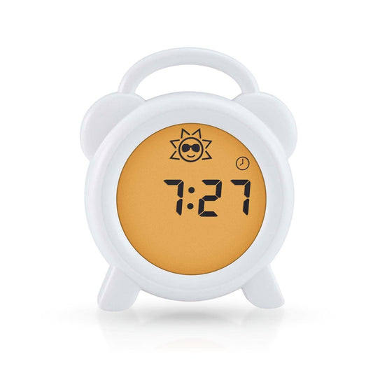 Alecto Childrens Sleep Trainer Night Light and Alarm Clock | White