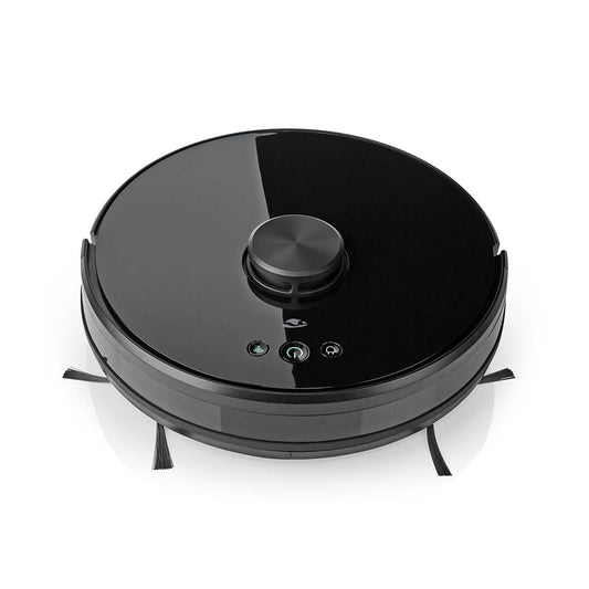Nedis SmartLife Robot Vacuum Cleaner | Laser Navigation | Wi-Fi | Capacity collection reservoir: 0.6 l | Automatic charging | Maximum operating time: 2 hrs | Black | Android™ / IOS