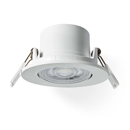 Nedis SmartLife Ceiling Light | Wi-Fi | Warm to Cool White | Round | Diameter: 52 mm | 68 - 74 mm | 360 lm | 2700 - 6500 K | IP20 | Energy class: F | Android™ / IOS