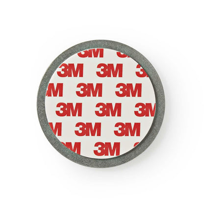 Nedis Detector Mount | Diameter: 70 mm | Magnetic | Adhesive Tape | Silver