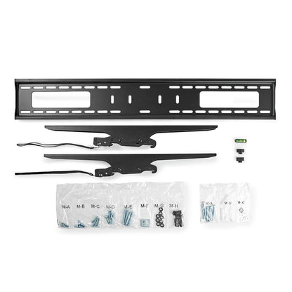 Nedis Tiltable TV Wall Mount | 60 - 100 " | Maximum supported screen weight: 75 kg | Tiltable: 5 ° | Minimum wall distance: 85 mm | Steel | Black