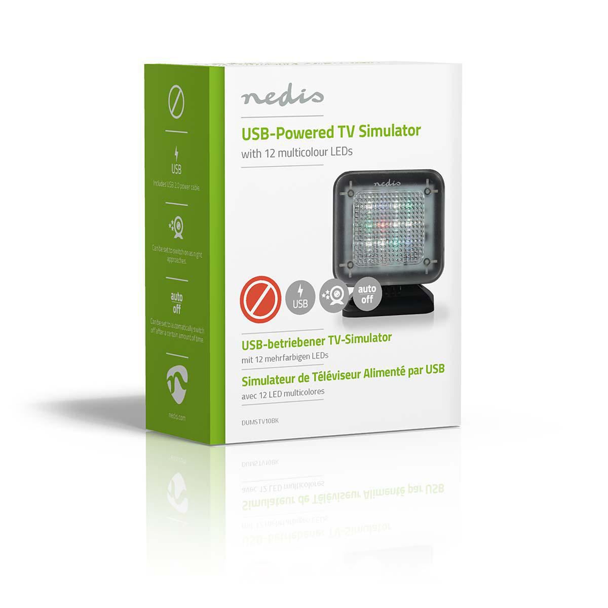 Nedis TV Simulator | USB Powered | Indoor | Black
