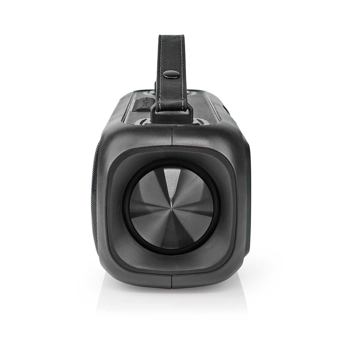 Nedis Bluetooth® Party Boombox | 4.5 hrs | 2.0 | 45 W | Media playback: AUX / USB | IPX5 | Linkable | Carrying handle | Party lights | Black