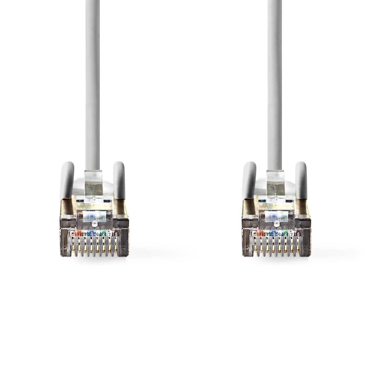 Nedis CAT5e Network Cable | SF/UTP | RJ45 Male | RJ45 Male | 5.00 m | Round | PVC | Grey | Envelope | 5.939.314
