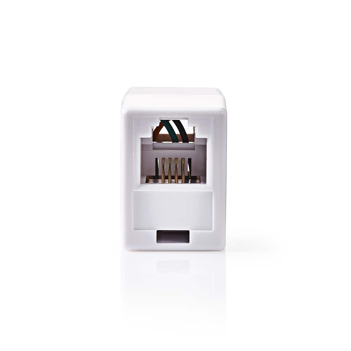 Nedis CTGB90920WT | Network Coupler | RJ11 | Unshielded | RJ11 Female | RJ11 Female | Straight | ABS | Box