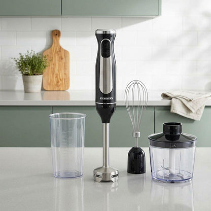 MELISSA Hand Blender 600 W | Mains Powered | Speed settings: 2-Speed Setting | Black / Silver