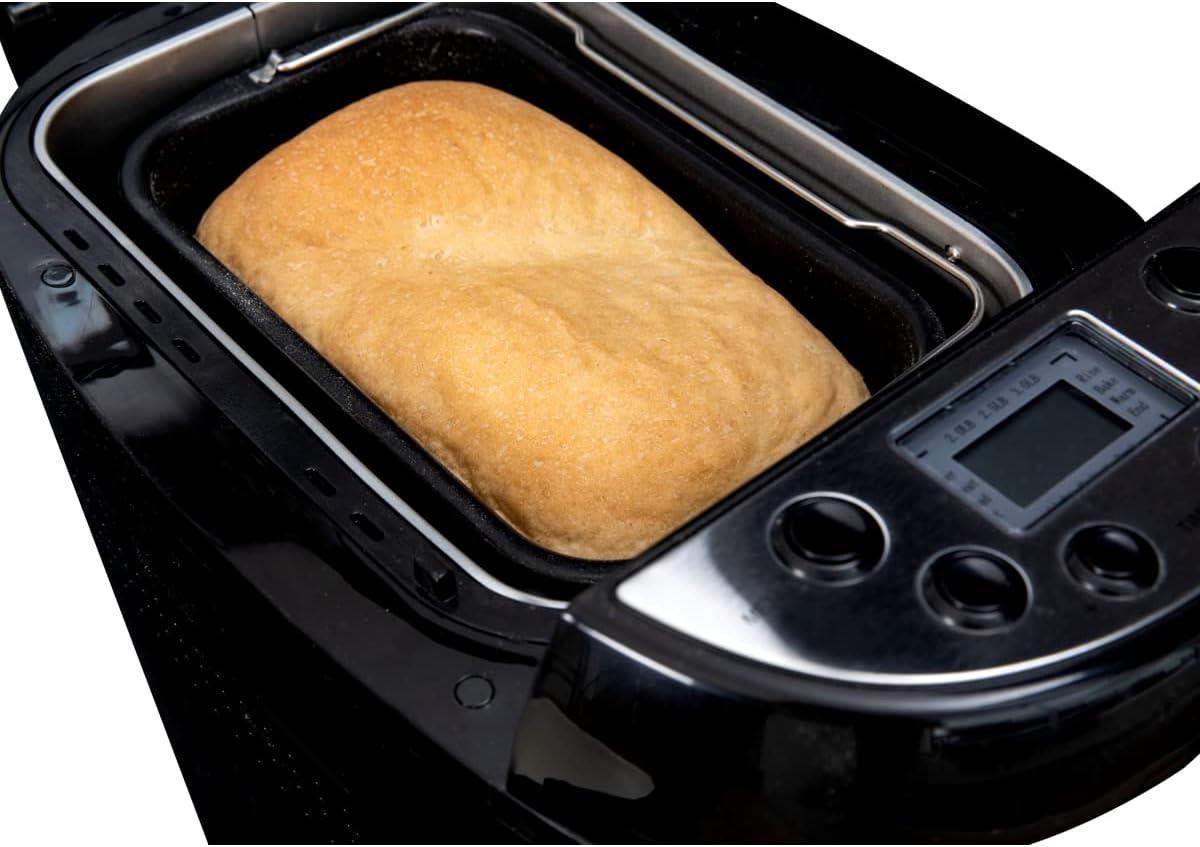 Gastronoma 18260001 | Automatic Bread Maker | 12 Digital Preset Programs | Time | LCD Screen | Black
