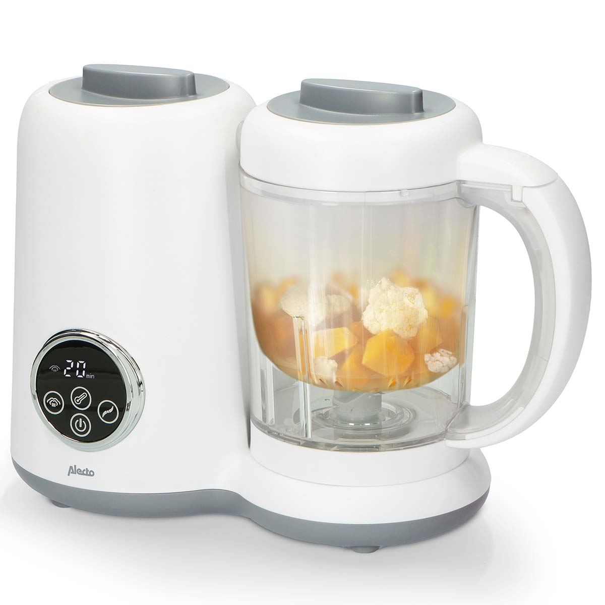 Alecto BFP-66 | 5-in-1 Healthy Baby Food Belnder Maker | White