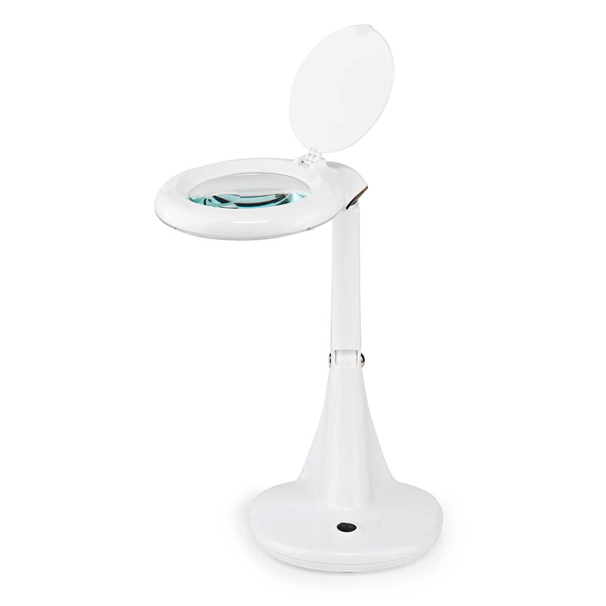 Nedis Magnifying Table Lamp | Lens strength: 3 + 12 Diopter | 6500 K | 6.5 W | 585 lm | White