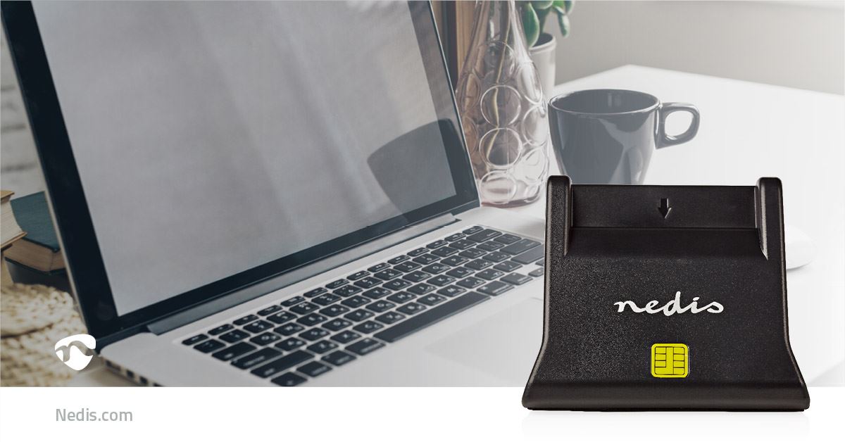 Nedis Card Reader | Smart Card (ID) | USB 2.0