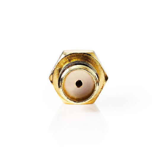 Nedis SMA Adapter | SMA Female Reverse Polarity | SMA Female | Gold Plated | 50 Ohm | Straight | Copper | Gold | 2 pcs | Box