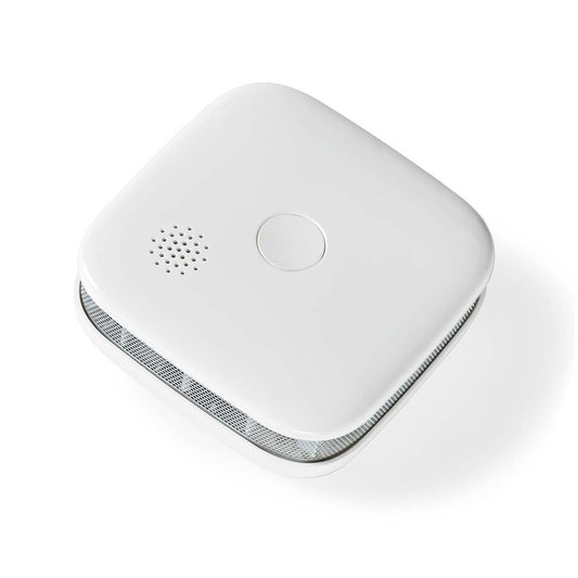 Nedis SmartLife Smoke Detector | Wi-Fi | Battery Powered | Sensor life cycle: 10 year | EN 14604 | Max. battery life: 24 Months | 85 dB | White | 1 pcs