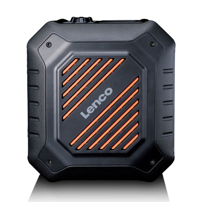 Lenco ODR-160GY | High Power Portable Outdoor Bluetooth® Speaker |  DAB+/FM Radio | IPX5 Water-Resistant | Grey