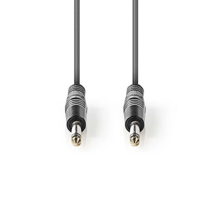 Nedis Mono Audio Cable | 6.35 mm Male | 6.35 mm Male | Nickel Plated | 5.00 m | Round | PVC